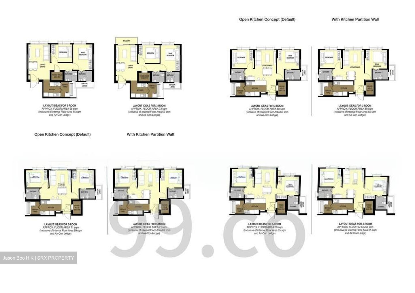 Blk 101A Alkaff Courtview (Toa Payoh), HDB 3 Rooms #564843251